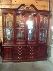 Thomasville Mahogany Lighted China Cabin
