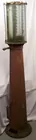 8 1/2 FT VINTAGE GAS PUMP (GOOD GLASS)