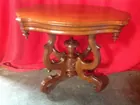 Walnut Victorian Turtle Top Table