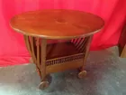Unusual Oak Tea Cart