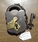 Lyn Liechty Auctions, M & W Smokehouse Padlock