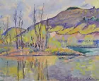James P. Butler Oil on Canvas Painting