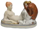 Royal Copenhagen Figure, Woman & Satyr