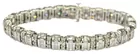 14K White Gold Bracelet w/8 cttw. Diamonds