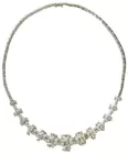 18K White Gold Necklace covered in Diamonds