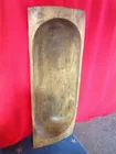 Large Primitive Wooden Dough Bowl