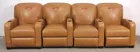 4 Rawlings Est 1887 Leather Theater Chairs