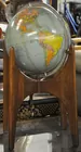 Mid-century Mod Lighted Globe on Stand
