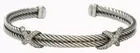 David Yurman Sterling & Diamd. Bracelet