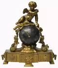 Cherub Clock w/Japy Freres Movement