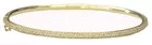 18K Eternity Diamond Bangle Bracelet