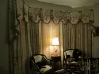 Custom made decorator drapery