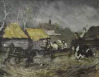 Oil on Canvas, European Scene