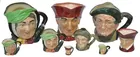 9-pc. Lot, Royal Doulton Mugs