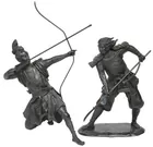 Pr. of Dark Bronze Sumurai Warriors