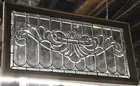 43 x 23 in. Antq. Bevelled Glass Window