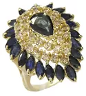 14K Sapphire & Diamond Ladies' Ring