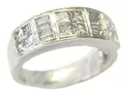 Platinum Band w/1.25 cttw. Diamonds