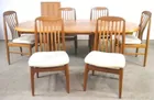 Benny Linden Design Danish Teak Wood Dining Table