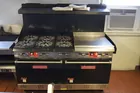 Vulcan Gas 6-Burner Range; Oven/Griddle
