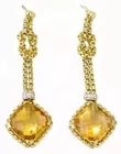 18K David Yurman Citrine Earrings