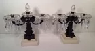 Flint Glass Crystal&Bronze Candelabras