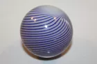 2in Clambroth marble w/ 30 cobalt lines