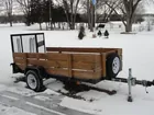 4 x 8 ft. lawn mower trailer