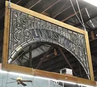 Antq. Leaded Bevelled Jewelled Window