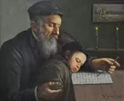 Hebraic Oil Pntg. sgd. K. Szewczenko