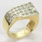 14K Men's Ring w/1.71 cttw. Diamonds