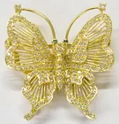18K Diamond Butterfly Pin