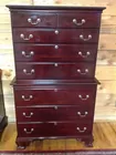 Craftique Mahogany Chest on Chest
