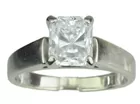 14K Gold 1.22ct Radiant Cut Diamond Solitaire Ring