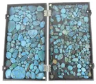 2 Cases of Loose Cabochon Turquoise Stone