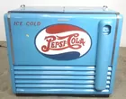 Rare Vintage c.1940's GE Double Dot Pepsi Cooler