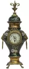 Green Antq. Pawfoot Porcelain Clock