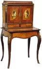 Ornate Inlaid French-style Desk/Cabinet