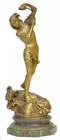 Gilt Bronze Sculpture by H. Peinte