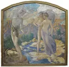 Unsgd. Lg. Oil of Pan, Mercury, Venus