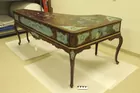 Pedal Harpsichord With Elaborately Painted Case
