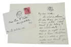 11 Pc. Original Zane Grey Courtship Letters to His