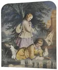 Watercolor labeled William Maw Egley