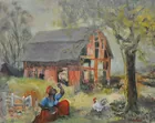 Sgd. Blackshear Oil on Canvas