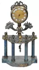 Fine Antq. Gubelin Clock in Leather Case