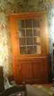 Curly Maple corner cupboard