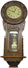 Very Large Carved Regulator Wall Clock