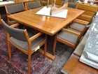 Danish Modern Teak Dining Rm. Table & Chairs