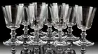 9 Pc. Baccarat Azay Claret Crystal Stemware
