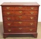 Ca. 1760 Country Chippendale Mule Chest